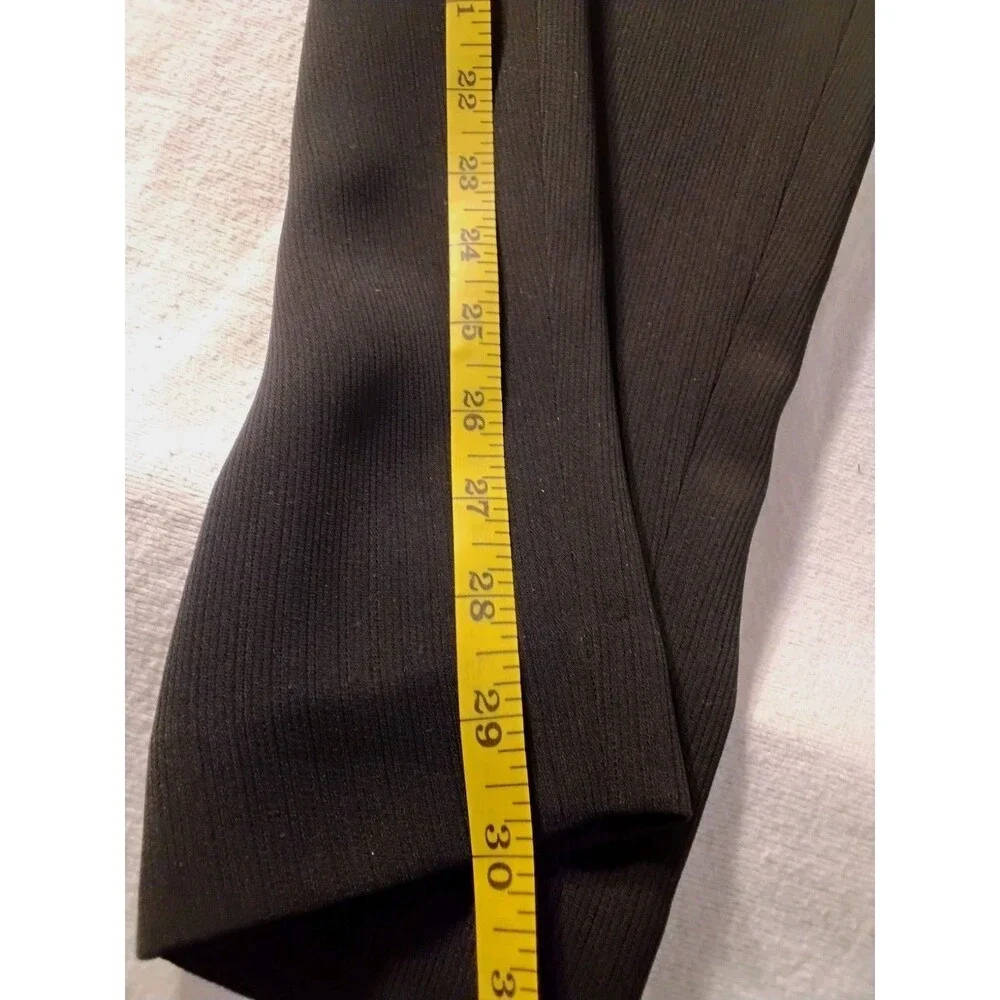 Vintage Rafaella Women's Lined Black Dress Pants Wide Leg High Rise Size 16